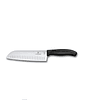 Cuchillo Santoku Victorinox Negro. Hoja 17 Cm.electromundo