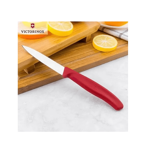 Cuchillo Victorinox Rojo. Hoja 8 Cm - Electromundo