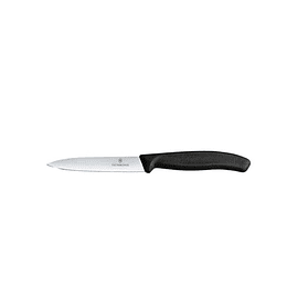 Cuchillo Victorinox Mondador Swiss Negro. Hoja 10 Cm.