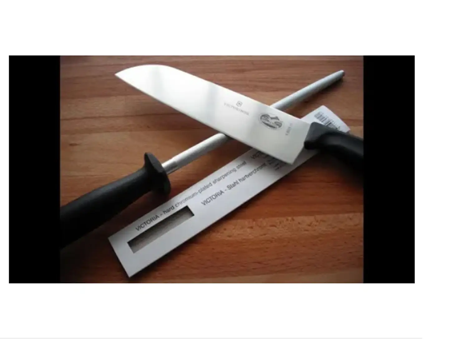 Chaira Victorinox Color Negro Hoja 20 Cm. - Electromundo 2