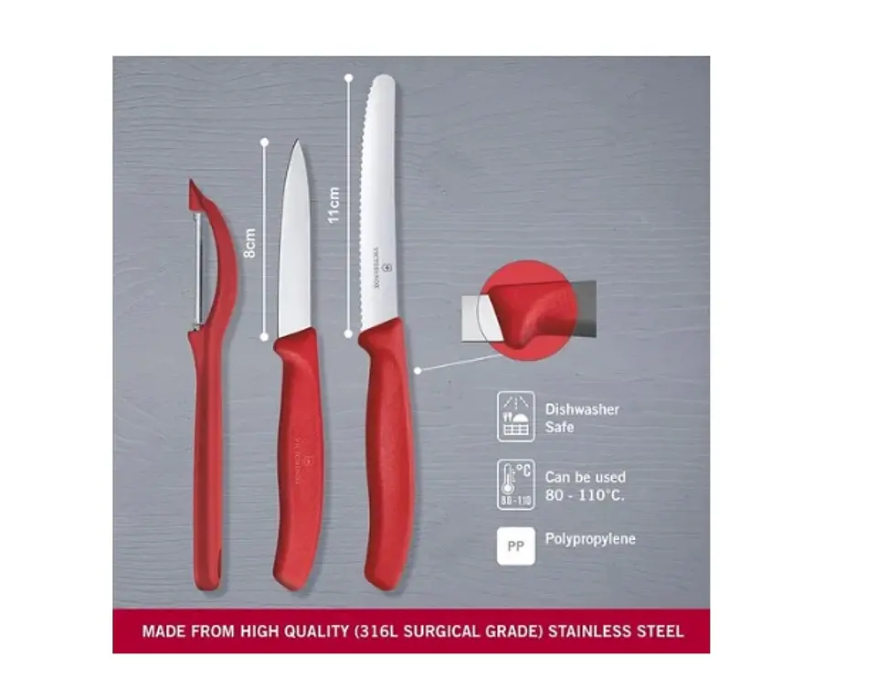 Cuchillos Victorinox Set 3 Piezas 6.7111.31 - Electromundo 3