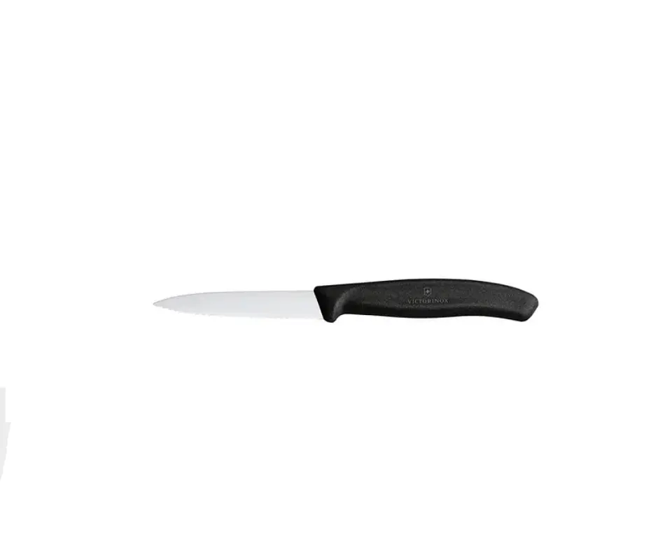 Cuchillo Victorinox Verdura Negro. Hoja 8 Cm. - Electromundo 1