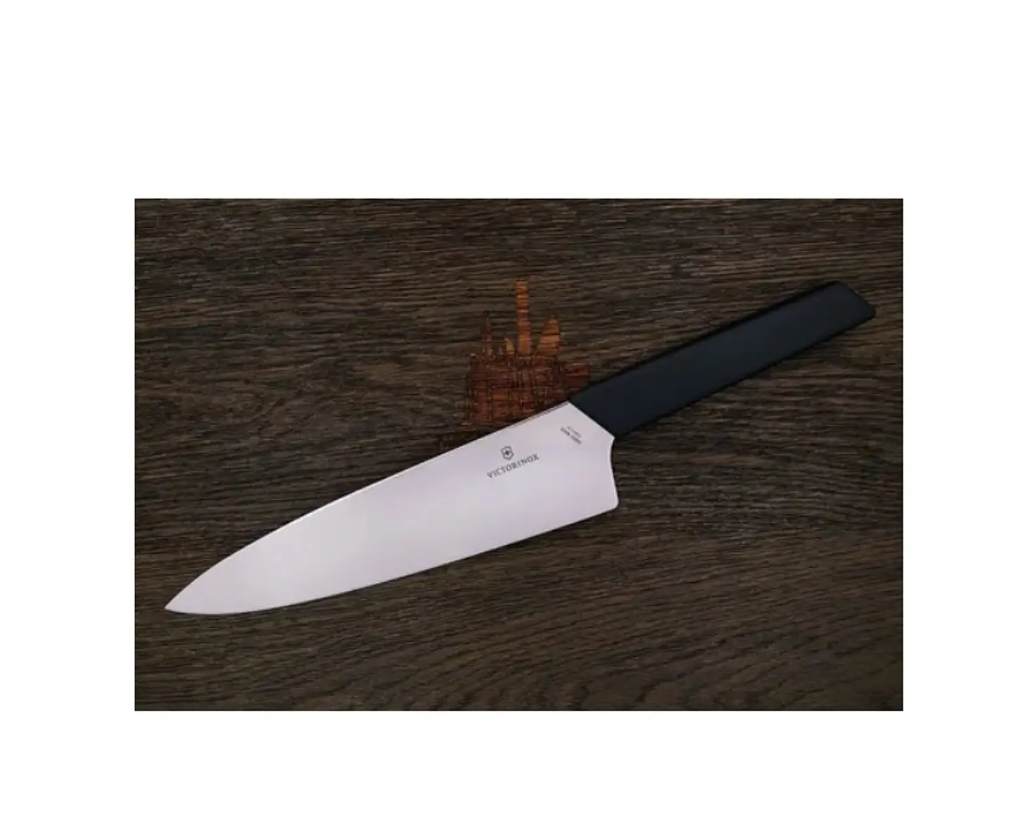 Cuchillo Victorinox Trinchar Swiss Color Negro. Hoja 20 Cm. 3