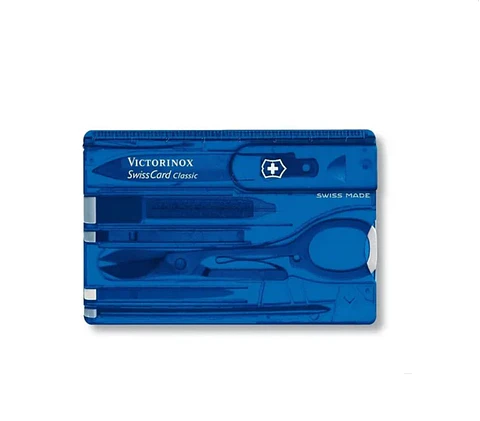 Swisscard Classic Victorinox Azul Transparent - Electromundo