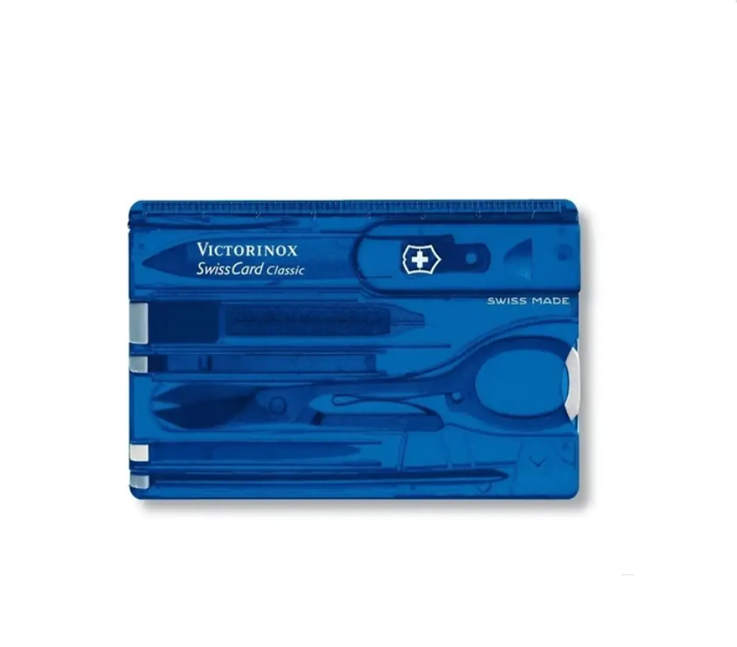 Swisscard Classic Victorinox Azul Transparent - Electromundo 1