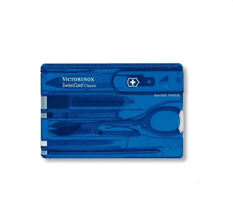Swisscard Classic Victorinox Azul Transparent - Electromundo 1