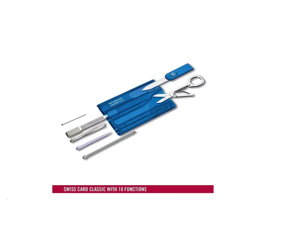 Swisscard Classic Victorinox Azul Transparent - Electromundo 3