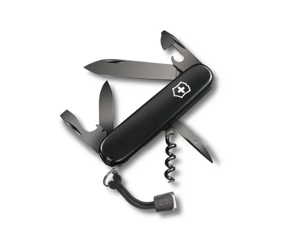 Navaja Spartan Onyx Black 91mm - Electromundo 1