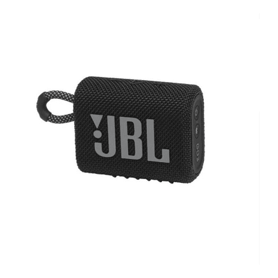 Parlantes Bluetooth JBL Go3 Black - ElectroMundo.