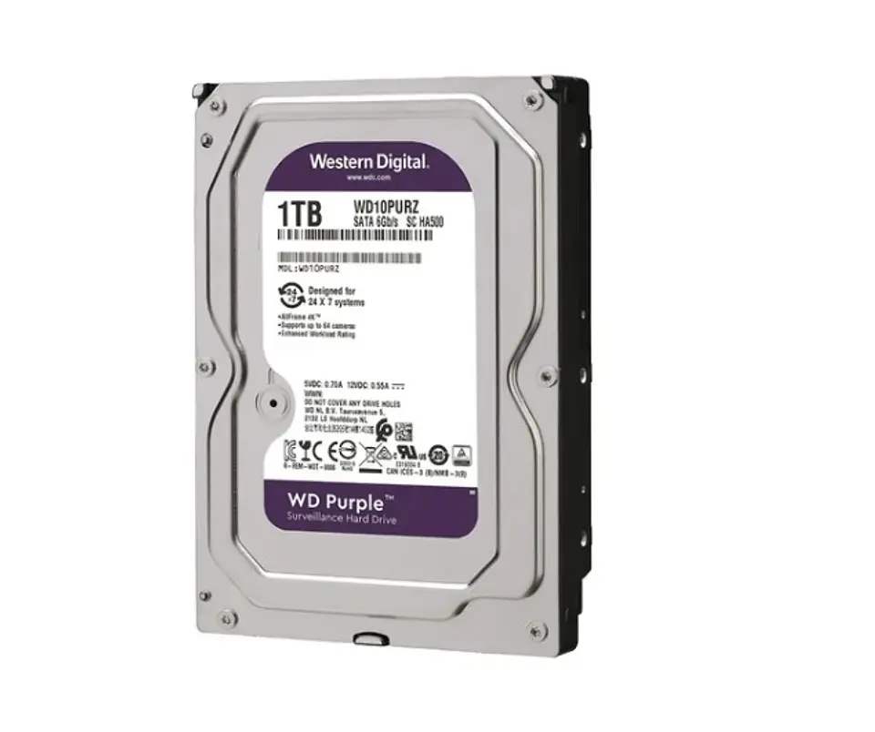 Disco Duro Western Digital Purple 1tb Wd10purz. ElectroMundo. 1