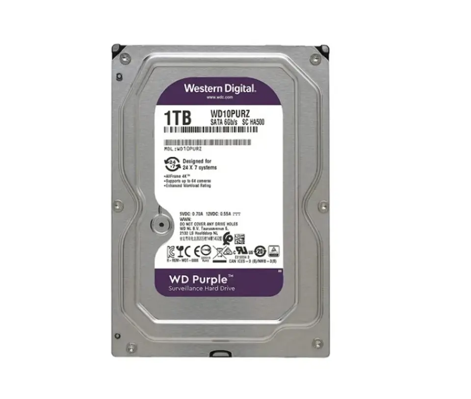 Disco Duro Western Digital Purple 1tb Wd10purz. ElectroMundo. 2