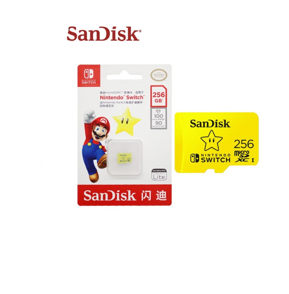 Tarjeta De Memoria Nintendo Switch 256GB Sandisk - Elec...