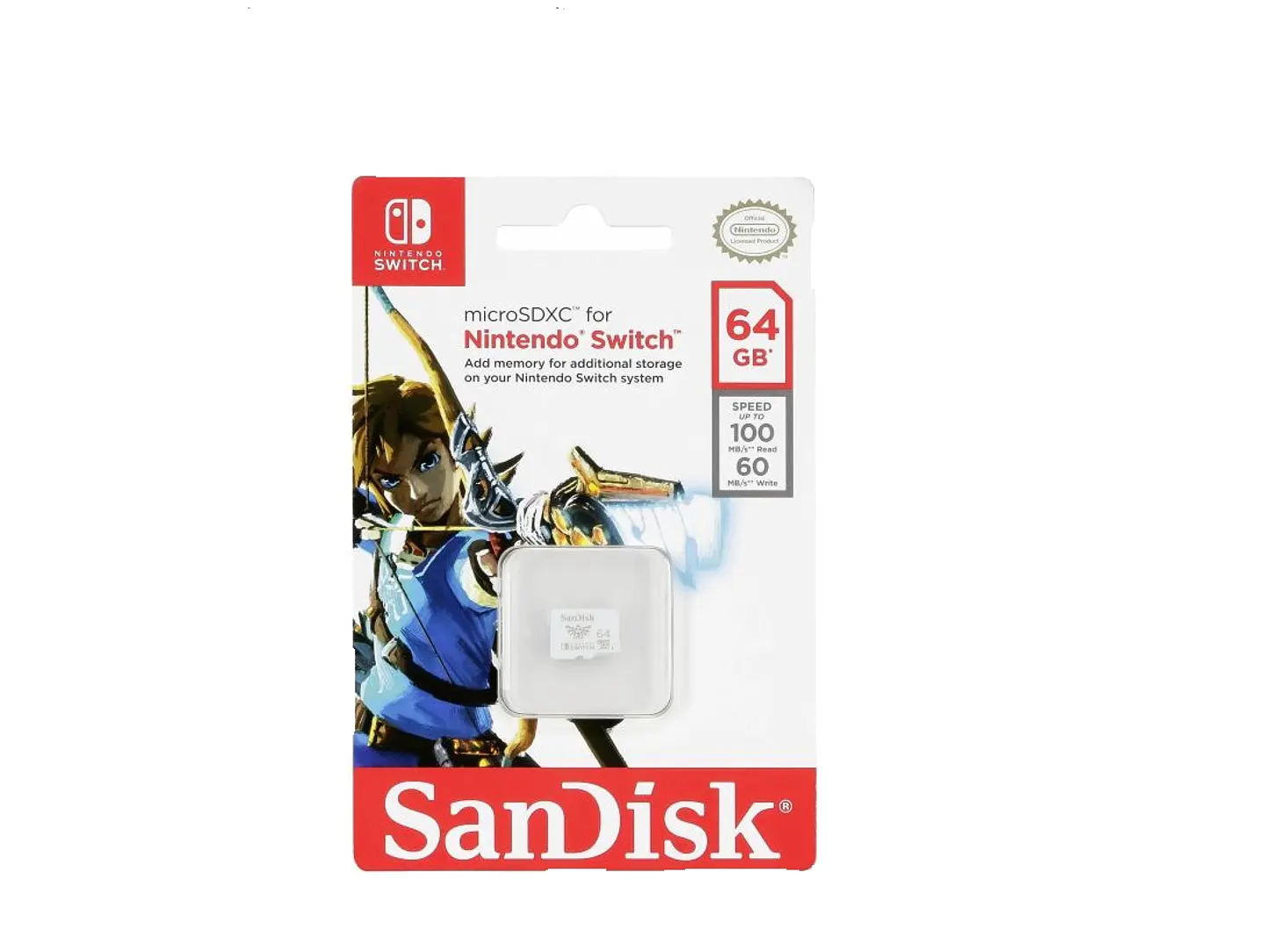 Tarjeta Micro Sdxc 64 Gb Nintendo Switch 1