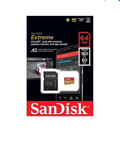 Tarjeta Micro Sd Extreme 64G con Adaptador - ElectroMundo.