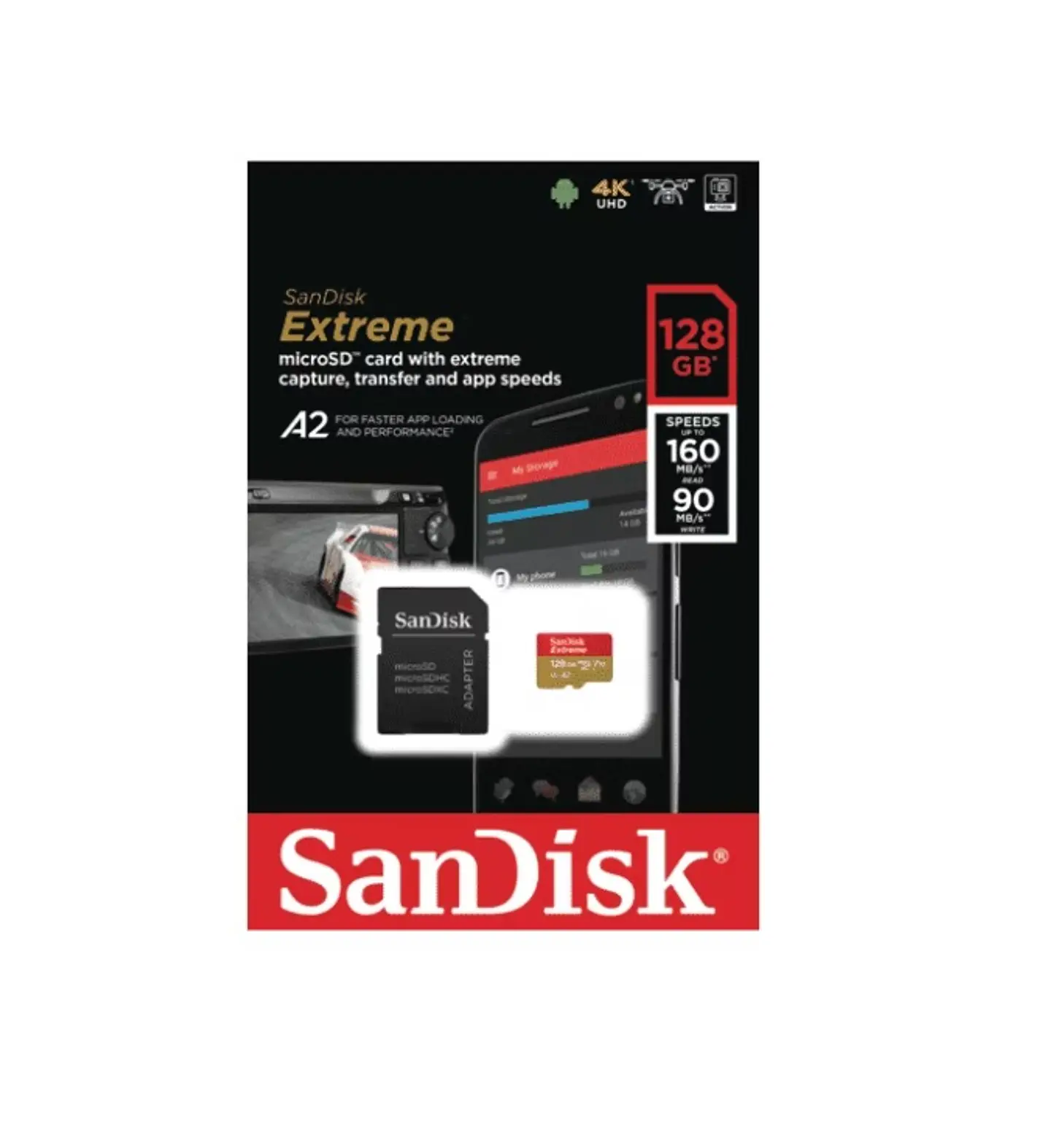 Tarjeta Micro Sd Extreme 128GB con adaptador SD - ElectroMundo. 1