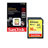 Tarjeta SD 16GB Clase 10 Sandisk Extreme - ElectroMundo.