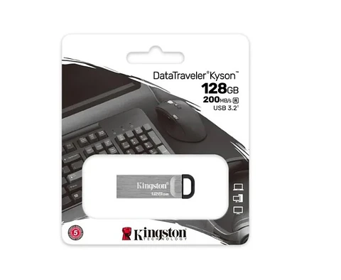 Pendrive 128gb Kingston Metal Datatraveler Kyson - ElectroMundo.