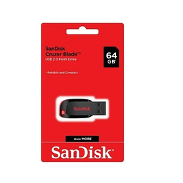 Pendrive Sandisk Cruzer Blade 64gb - ElectroMundo.