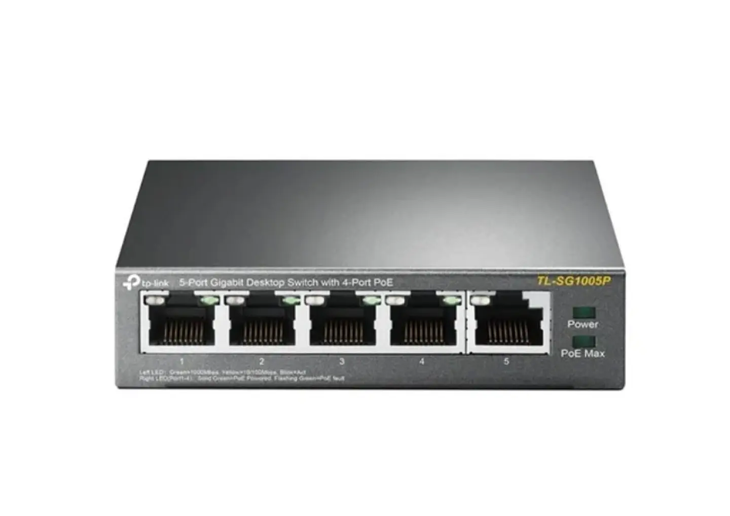 Switch Gigabit Poe+ 5 Ports Tp-link Tl-sg1005p 2
