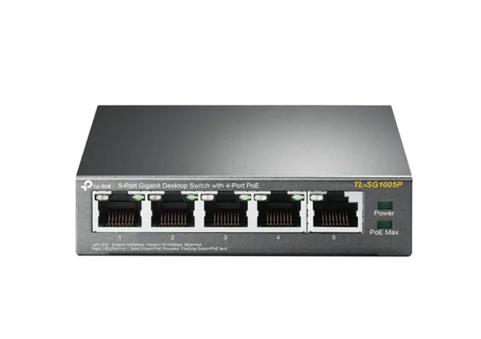 Switch Gigabit Poe+ 5 Ports Tp-link Tl-sg1005p 2