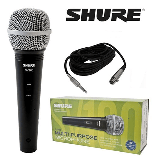 Micrófono Vocal Dinámico Shure SV100