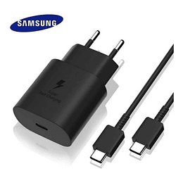 Cargador Samsung 15w Carga Rápida  Mas Cable Usb-c - ElectroMundo