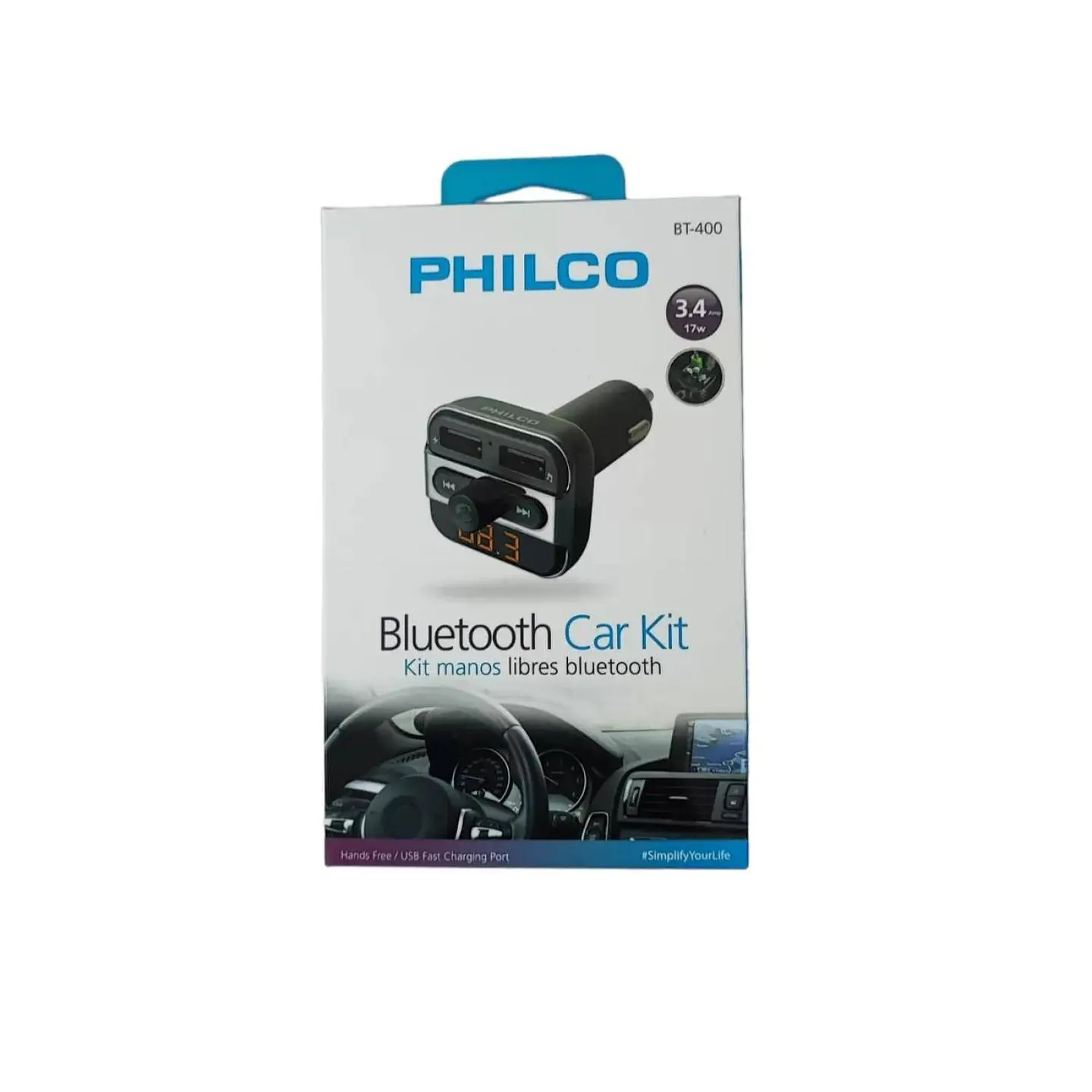 Transmisor Bluetooth Fm Sd USB Manos Libres Philco - ElectroMundo 3