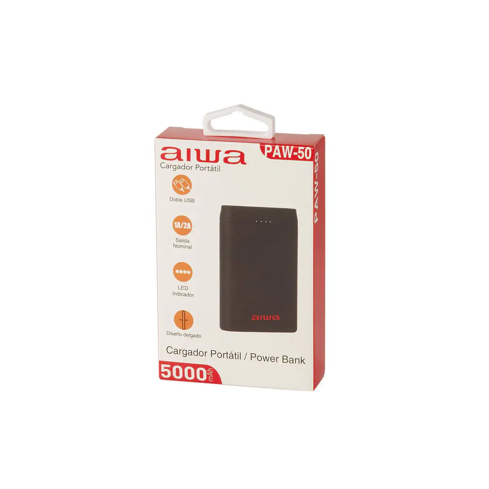 Cargador Portátil Universal Aiwa 5000 MAH - ElectroMundo 2