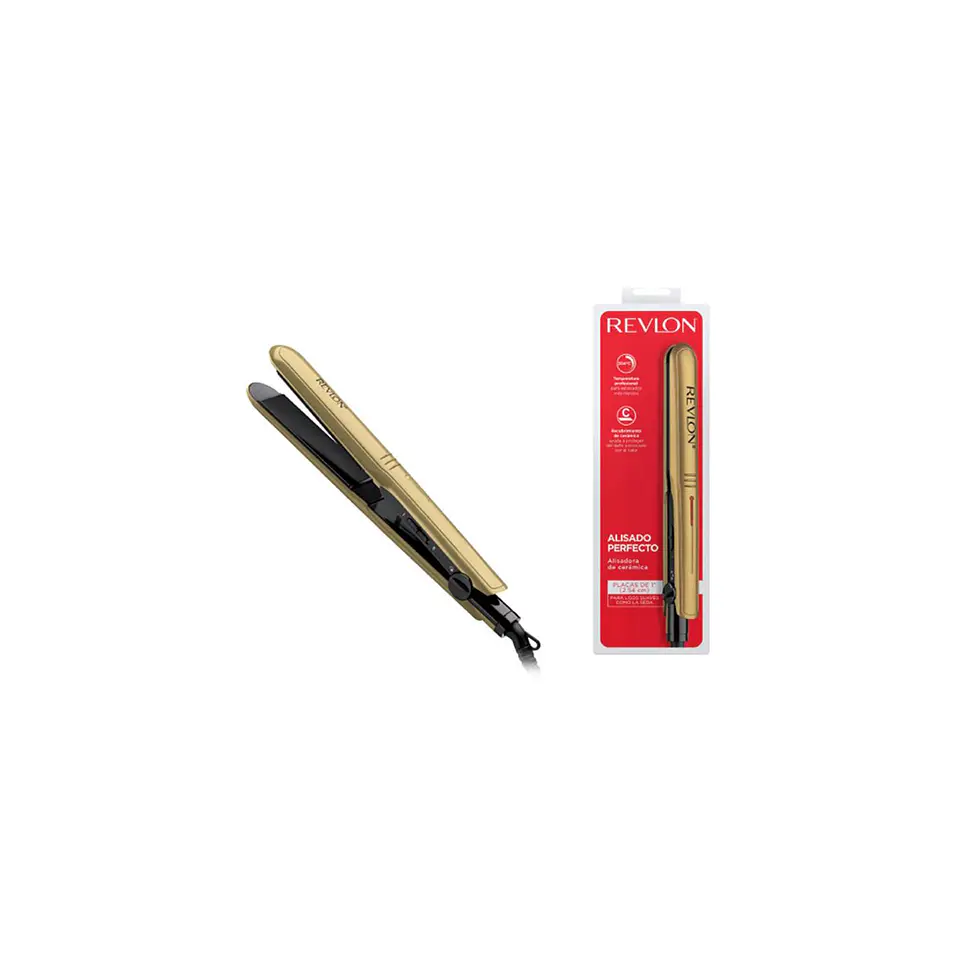 Alisador Plancha De Pelo Frizz Control Revlon - ElectroMundo 1