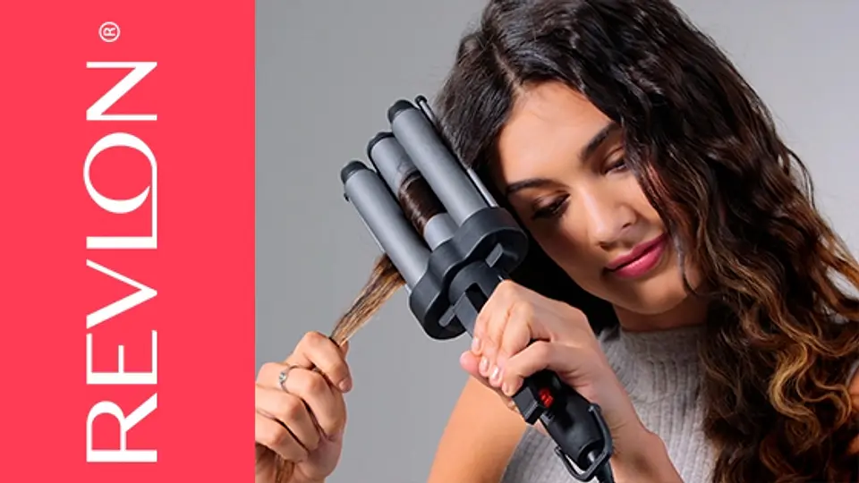Onduladora de cabello Jumbo De 3 Barriles Revlon - ElectroMundo 3