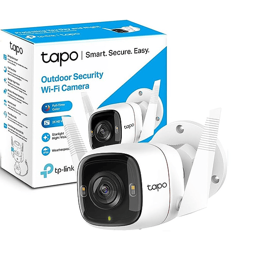 Tapo C320WS Cámara de Seguridad Tp-link Wifi para exteriores - ElectroMundo.