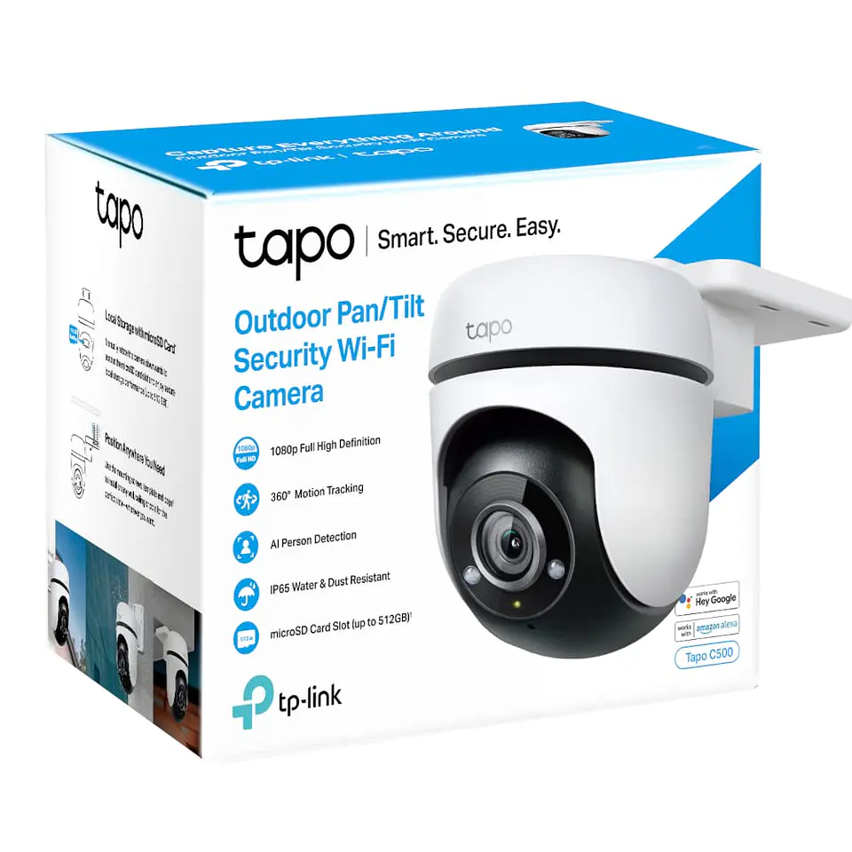 Tapo C500 Cámara de Seguridad Tp-link Wifi Exterior 360º - ElectroMundo. 1