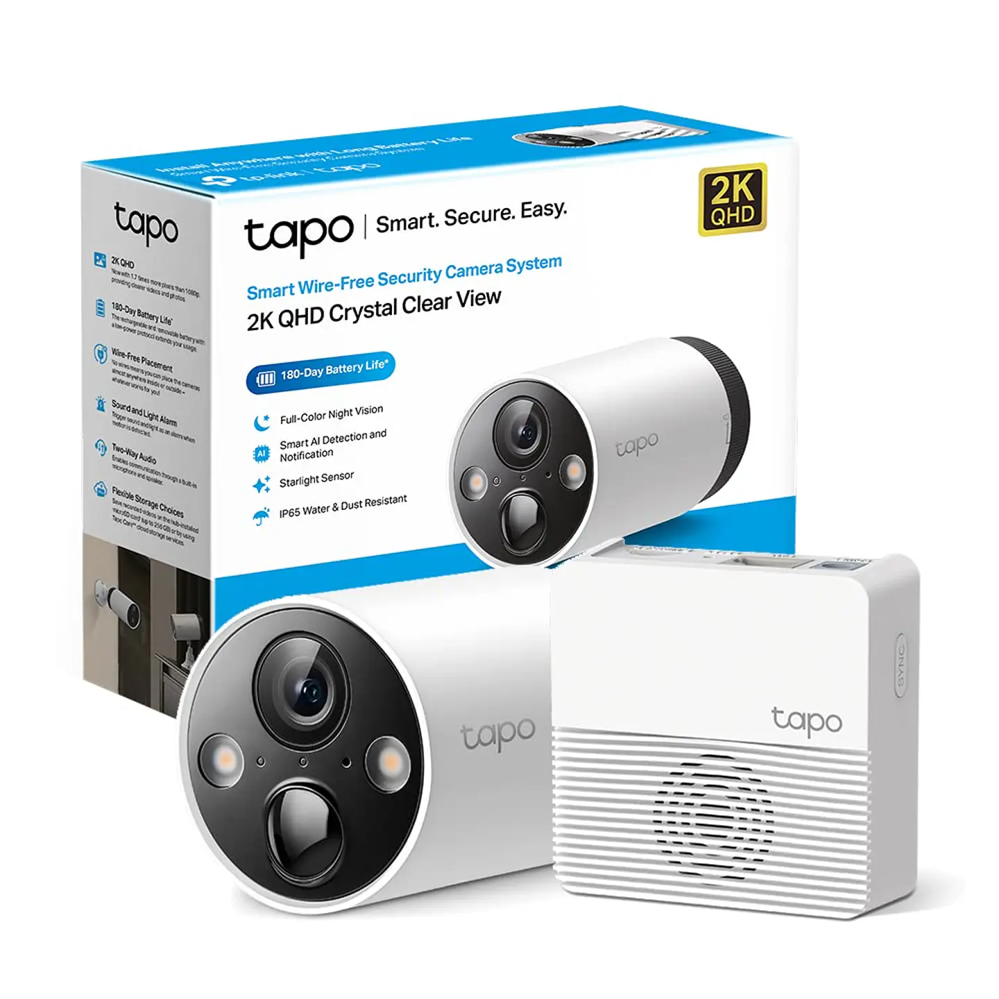 Tapo C420S1 Cámara de Seguridad con batería sin cables. ElectroMundo. 1