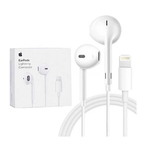 Audifonos Earpods Lightning Apple - ELECTROMUNDO.