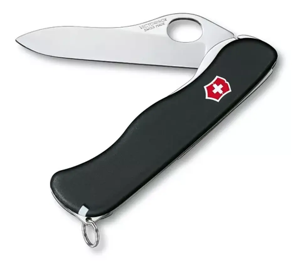 Navaja Sentinel Clip Color Negro Victorinox - ElectroMundo. 1