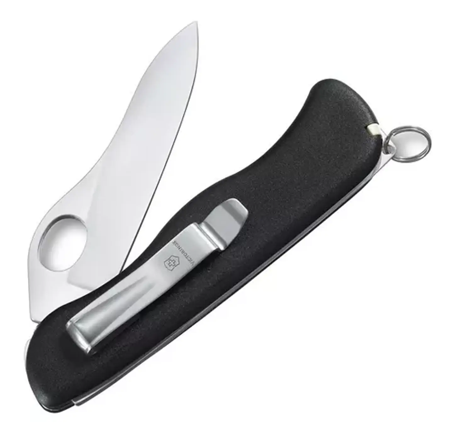 Navaja Sentinel Clip Color Negro Victorinox - ElectroMundo. 2