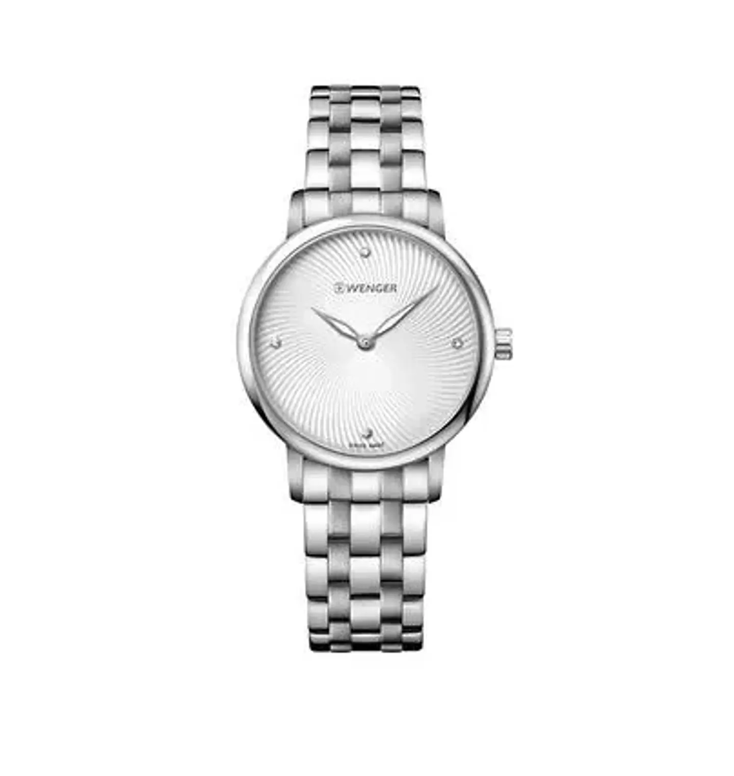 Reloj Wenger Donnissima correa acero inoxidable, dial plata - ElectroMundo. 1