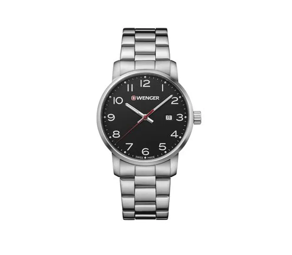 Reloj Wenger Avenue  GM Hombre Negro 42 mm - ElectroMundo. 4