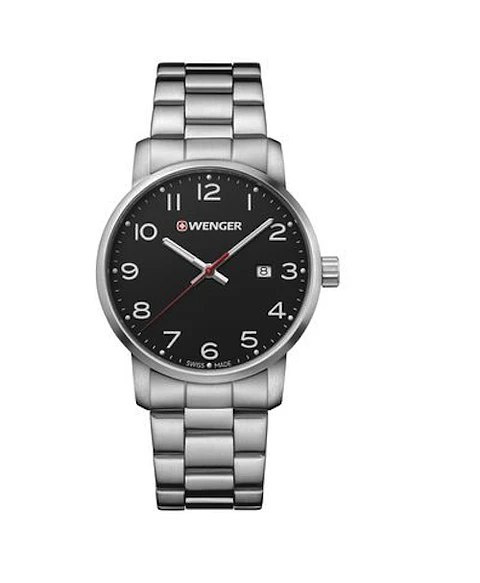 Reloj Wenger Avenue  GM Hombre Negro 42 mm - ElectroMundo.