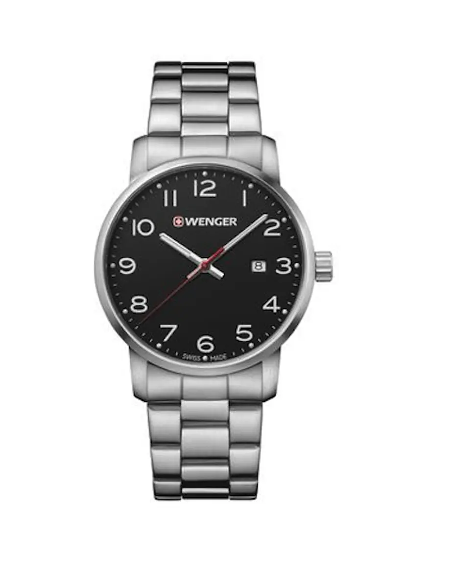 Reloj Wenger Avenue  GM Hombre Negro 42 mm - ElectroMundo. 1