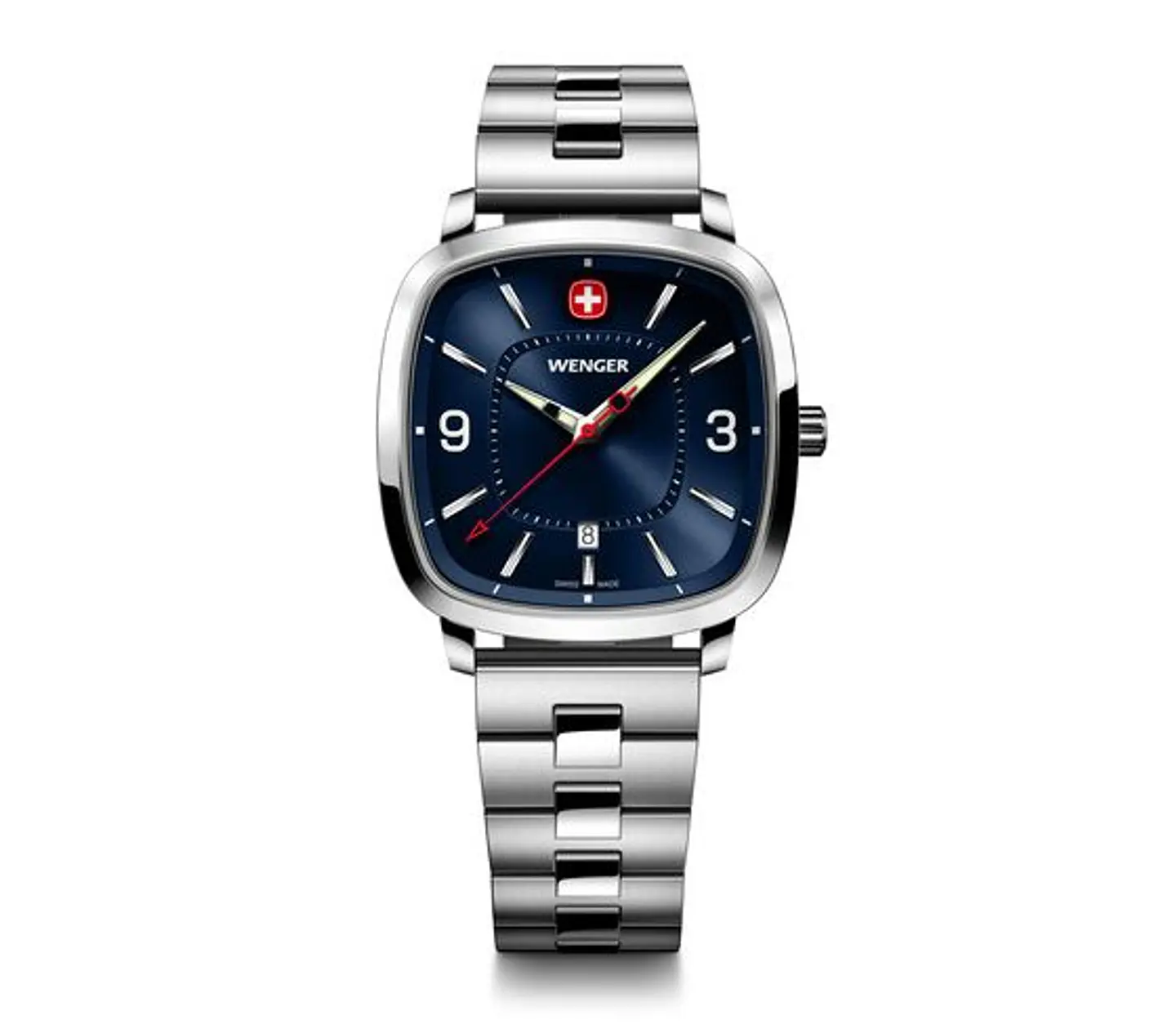 Reloj Wenger Vintage Sport en 37 mm Blue- ElectroMundo. 1