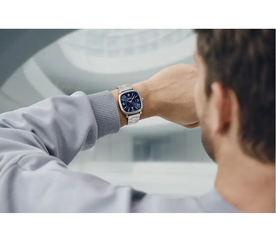 Reloj Wenger Vintage Sport en 37 mm Blue- ElectroMundo. 2
