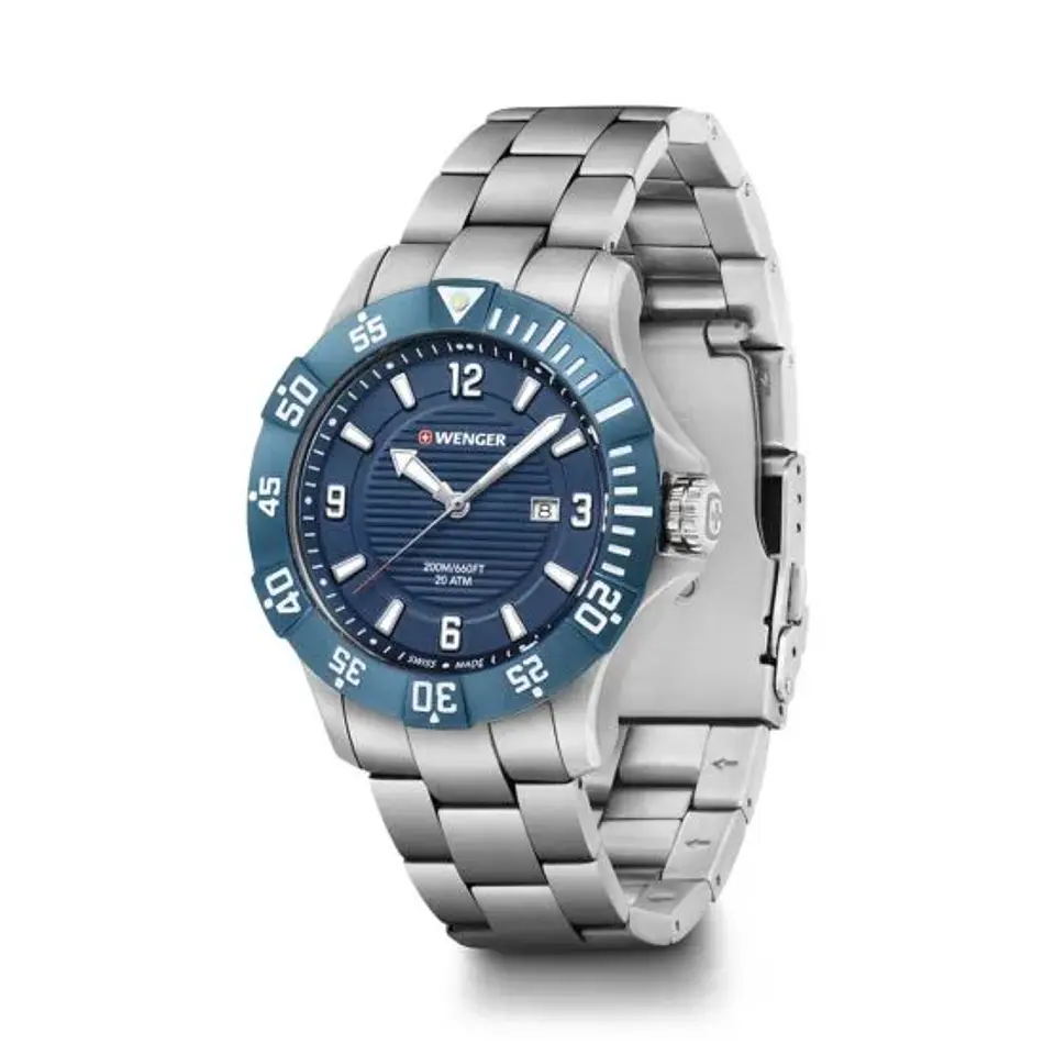 Reloj Wenger Seaforce 43mm Correa Acero - ElectroMundo. 2