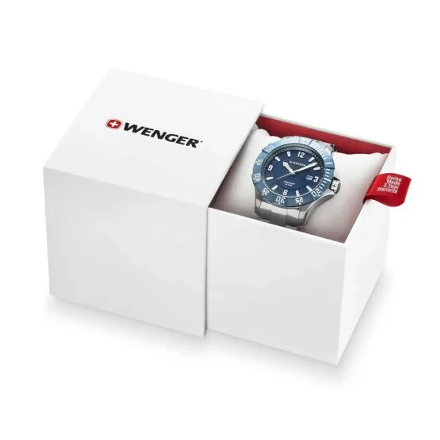 Reloj Wenger Seaforce 43mm Correa Acero - ElectroMundo. 5