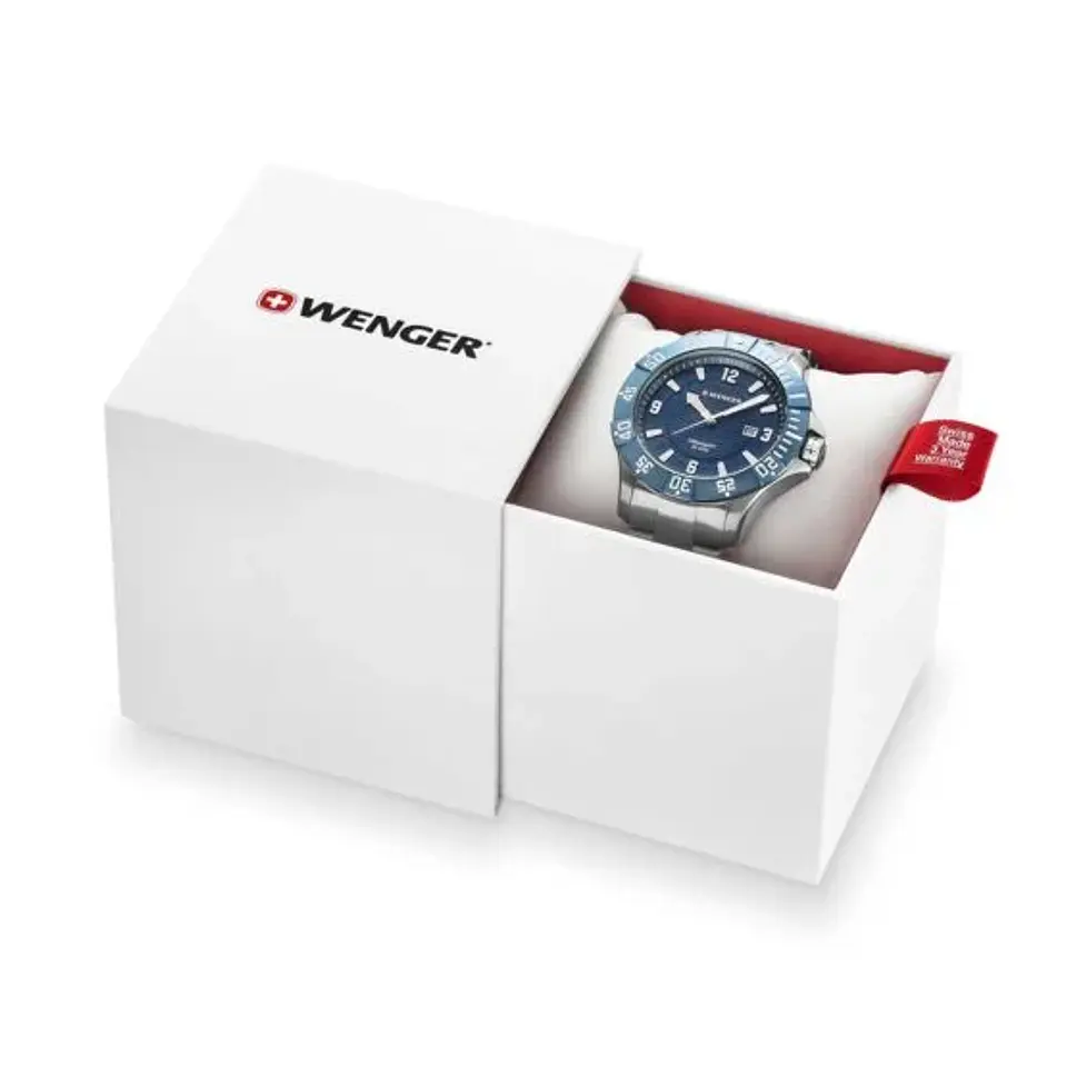 Reloj Wenger Seaforce 43mm Correa Acero - ElectroMundo. 5