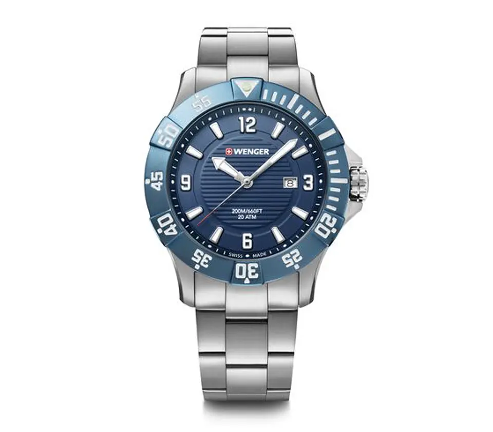 Reloj Wenger Seaforce 43mm Correa Acero - ElectroMundo. 1