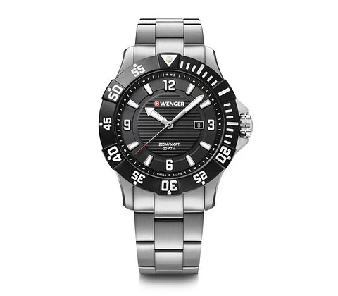 Reloj Wenger Seaforce Black, 43 mm - ElectroMundo