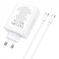 Cargador Hoco N31 100w Carga Rapida + Cable Tipo C Blanco - ElectroMundo. - Miniatura 3