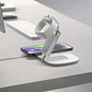 Base de carga inalámbrica Dual para iPhone y Apple Watch Dusted Metalica - ElectroMundo  - Miniatura 2