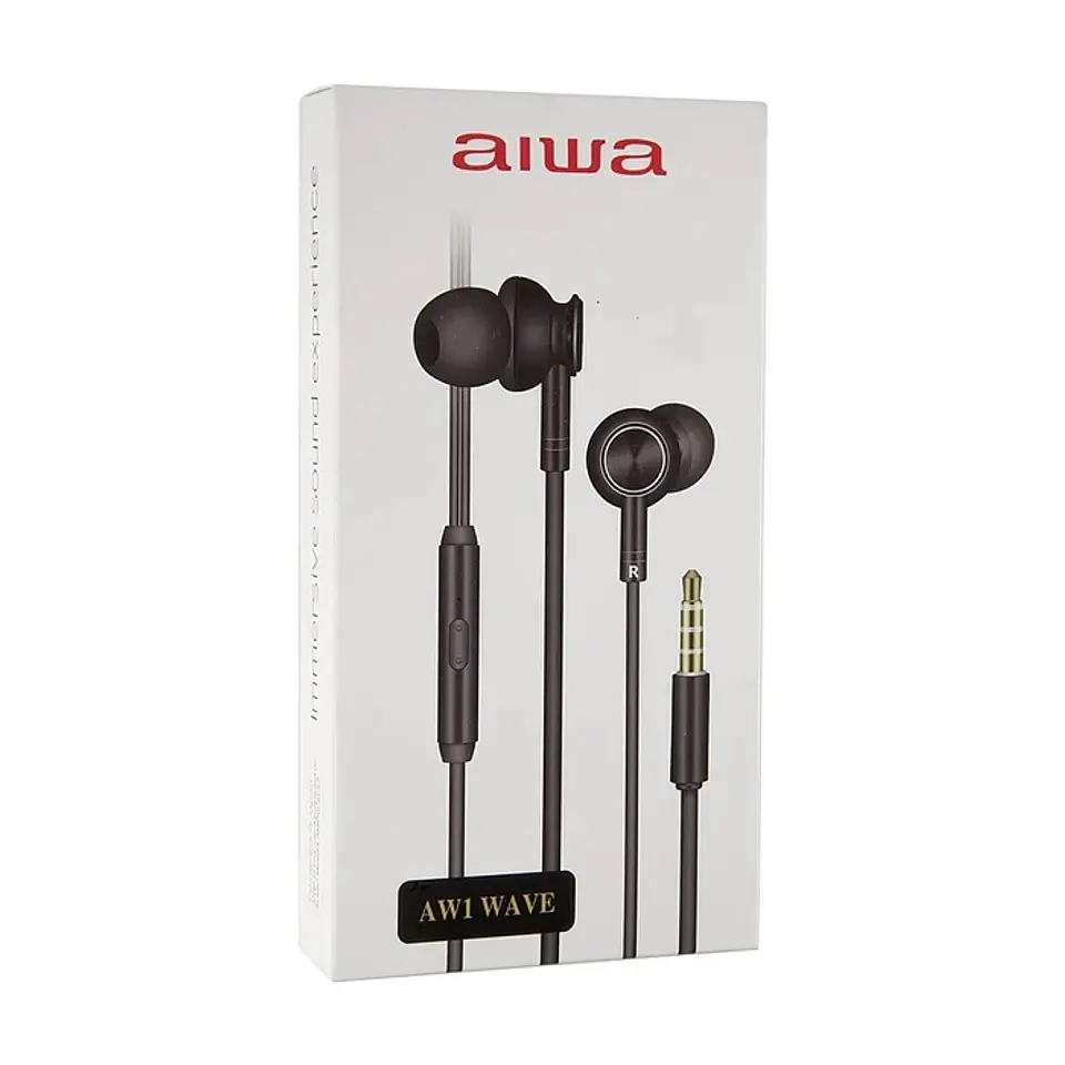 Audifonos Manos Libres Aiwa AW1 Negro - ElectroMundo  2